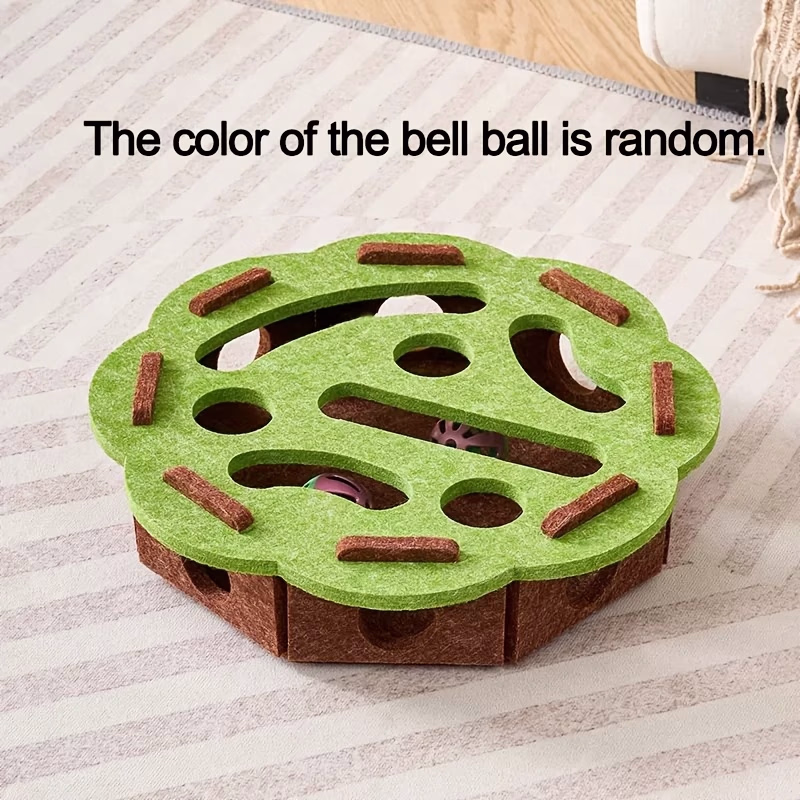 Cat Fun Box | Durable and Scratch-Resistant Cat Toy - Pattren