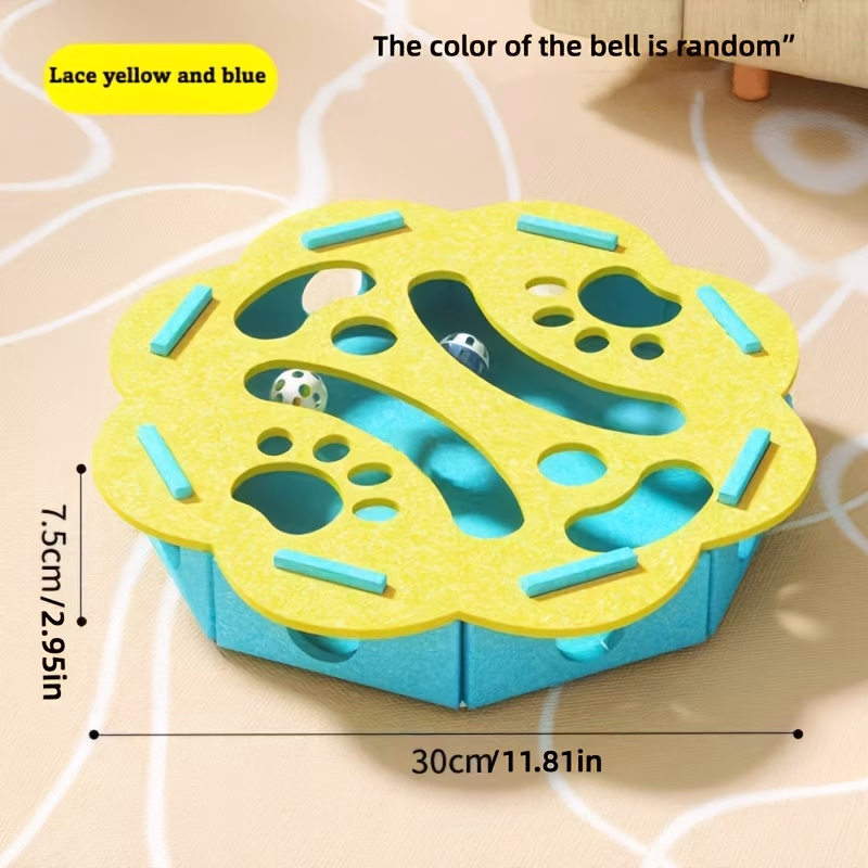 Cat Fun Box | Durable and Scratch-Resistant Cat Toy - Pattren