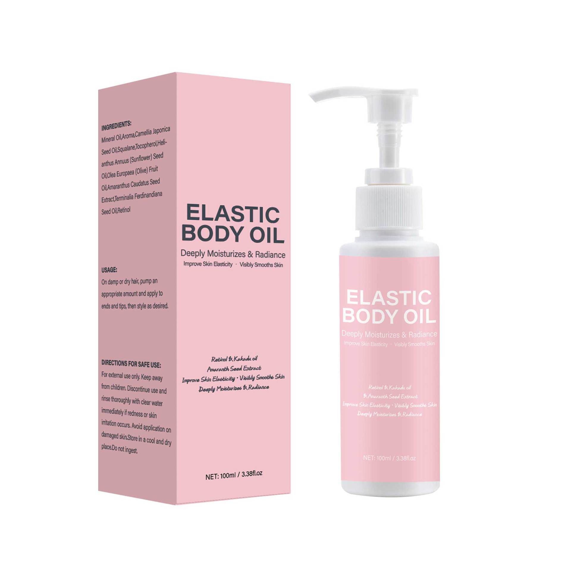 Elastic Body Oil – Deeply Moisturizing Oil for Radiant and Elastic Skin