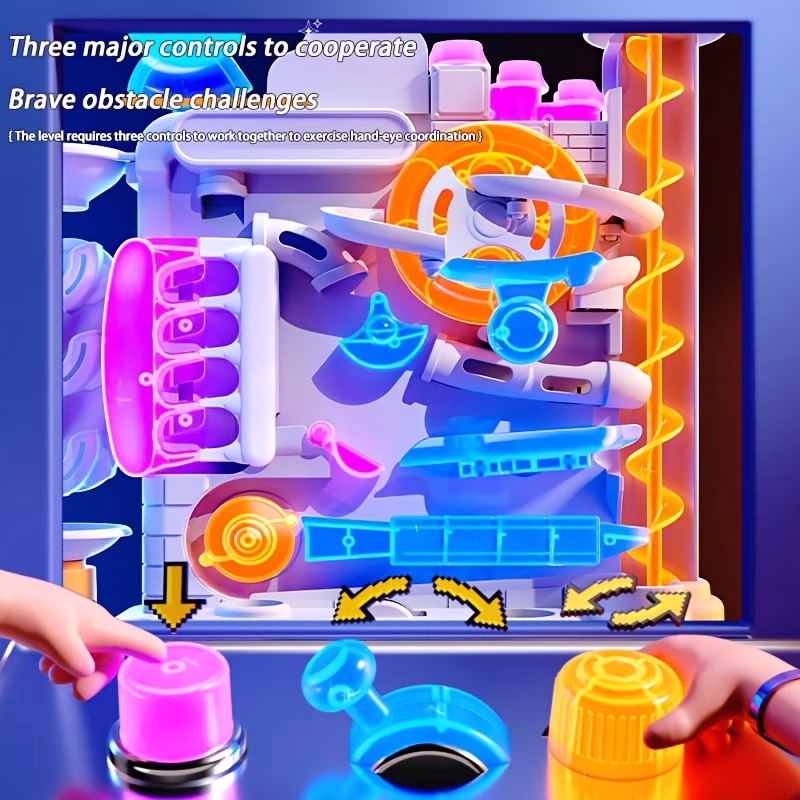 Interactive Marble Run Game Toy