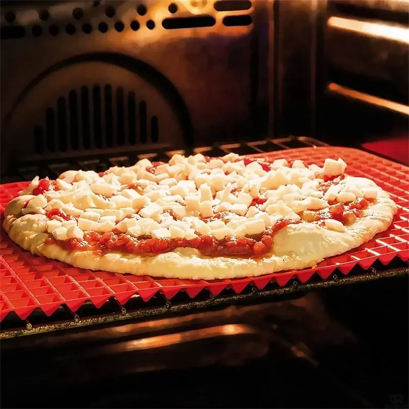 1pc Non-Stick Silicone Pyramid Cooking Mat for Baking