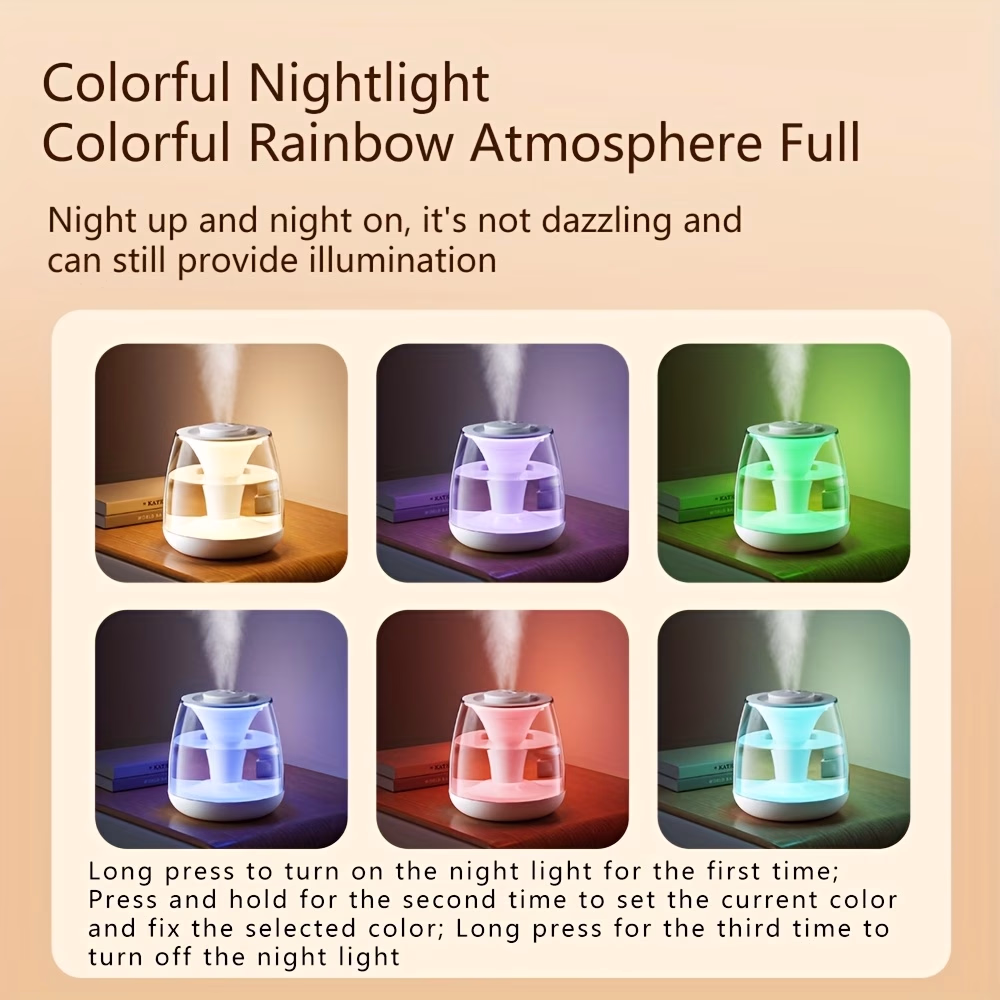 3000ML Dual Spray Humidifier with Heating Function