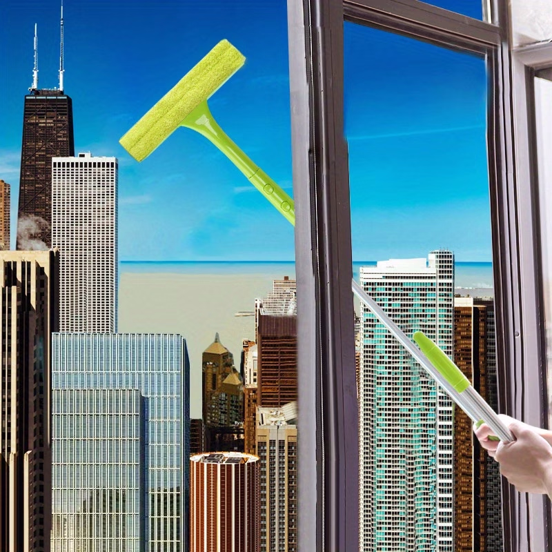 Extendable Telescopic Brush for Cleaning Windows