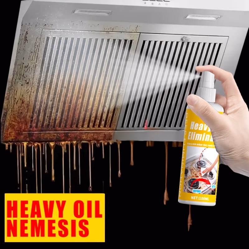 5 Heavy-Duty Kitchen Grease Removal Spray