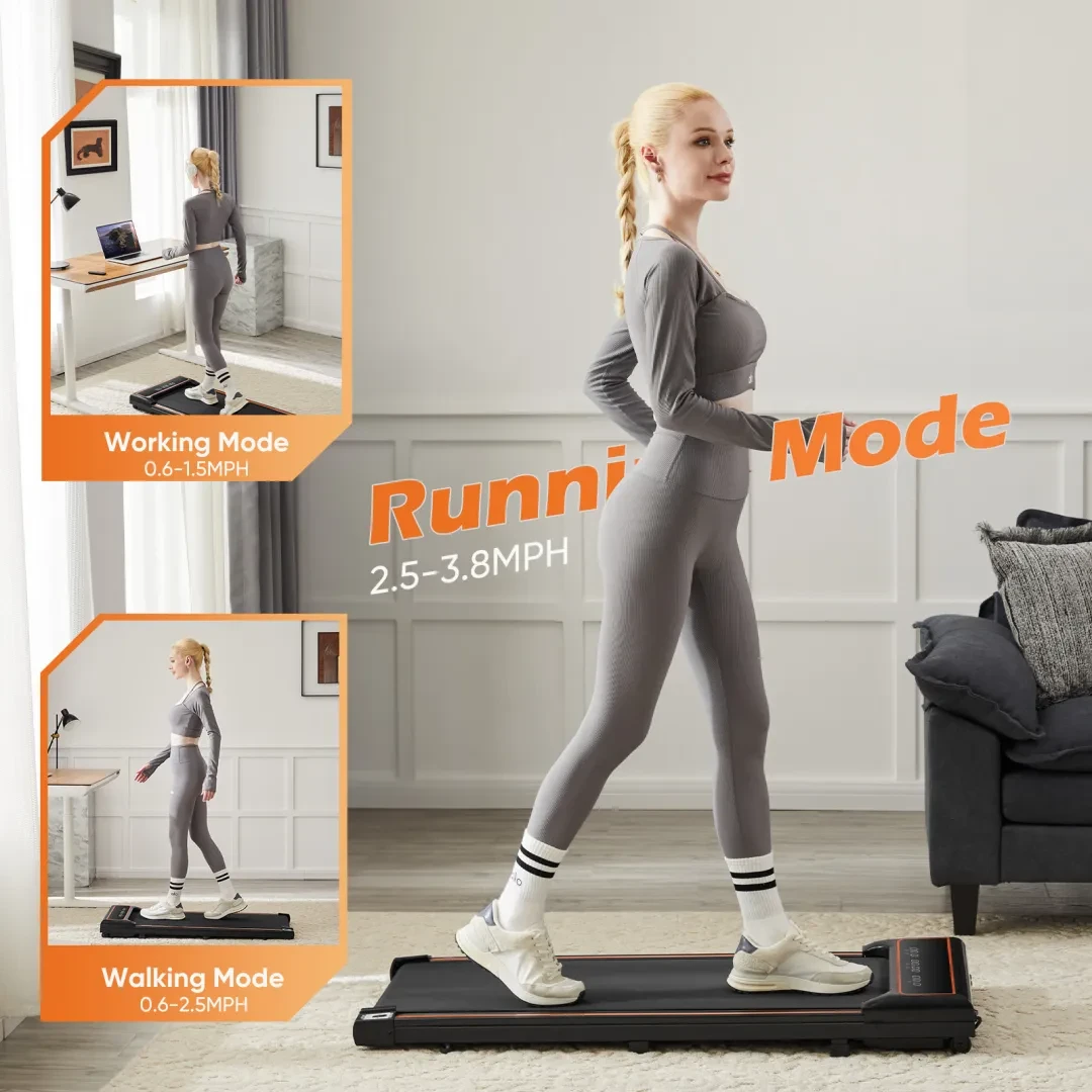 Foldable Walking Pad Treadmill – Ultra Compact with LED Display