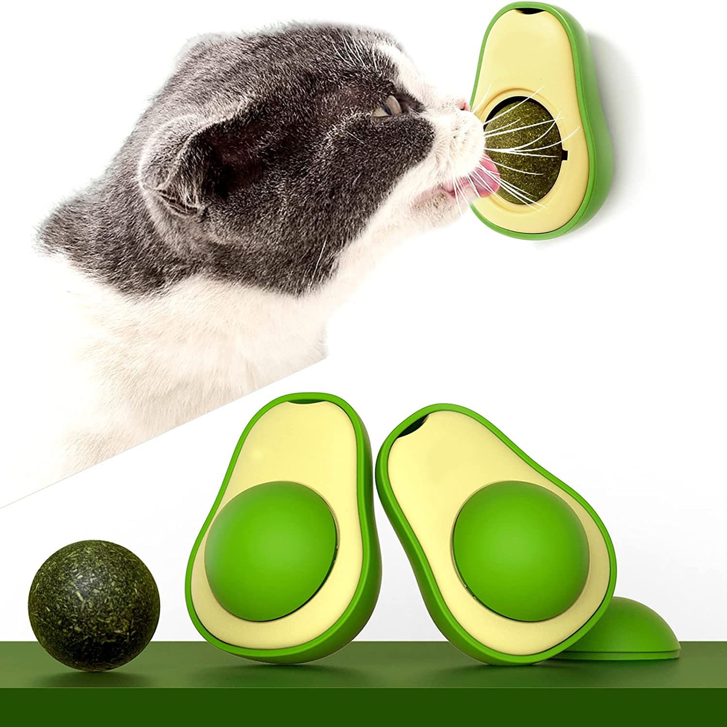 Avocado Edible Catnip Wall Ball