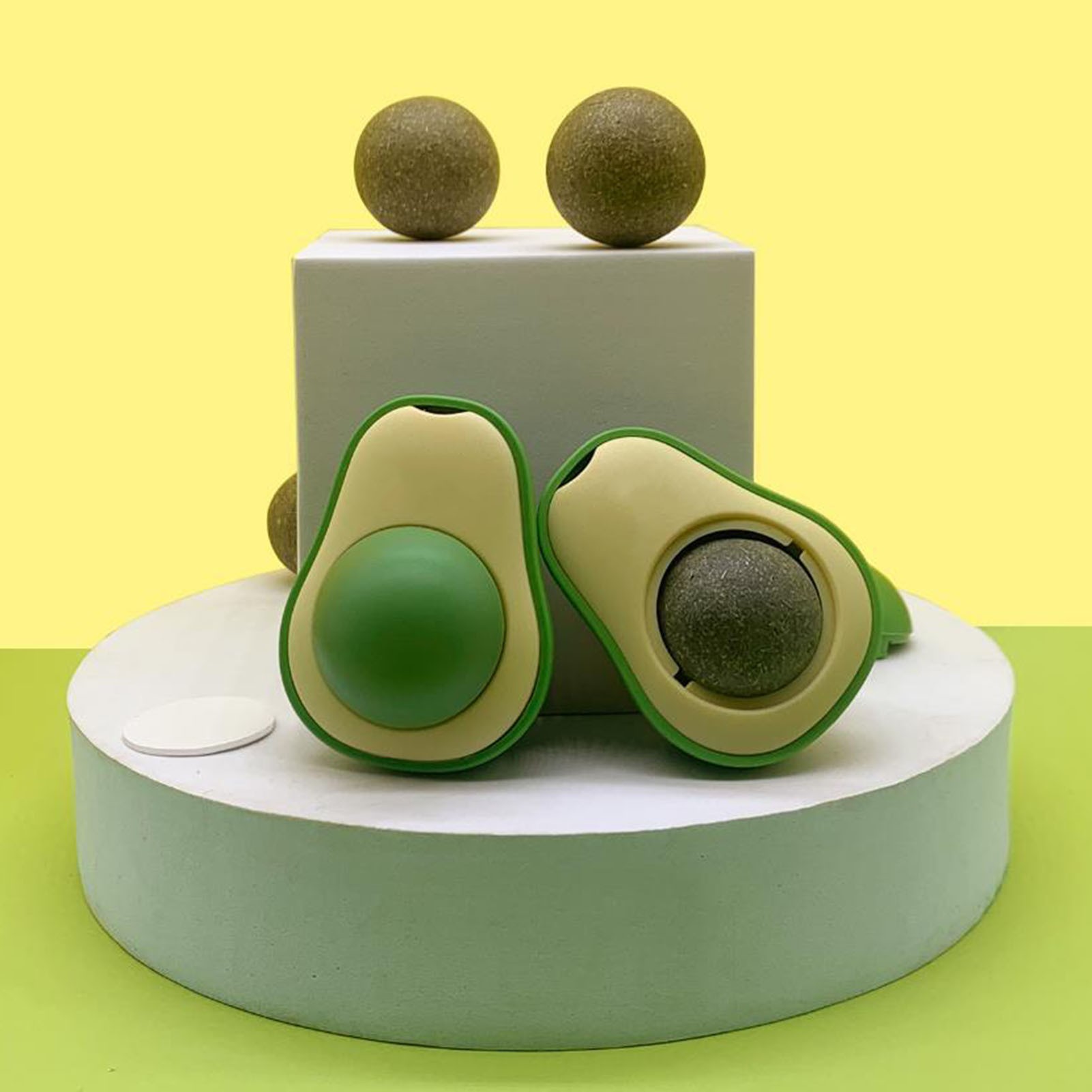 Avocado Edible Catnip Wall Ball
