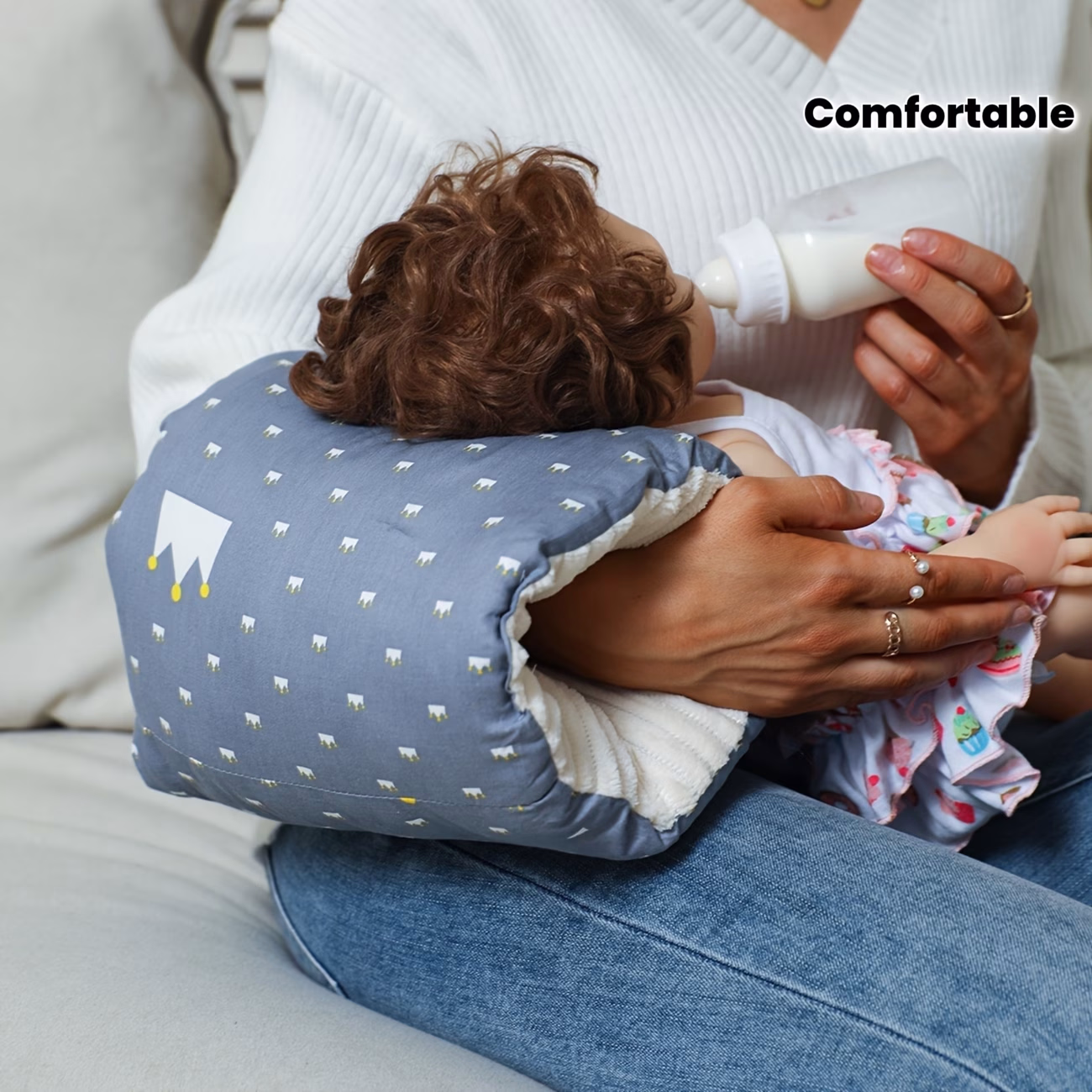 5 Comfortable Cradle Arm Pillow - Breastfeeding Support Nursing Pillow