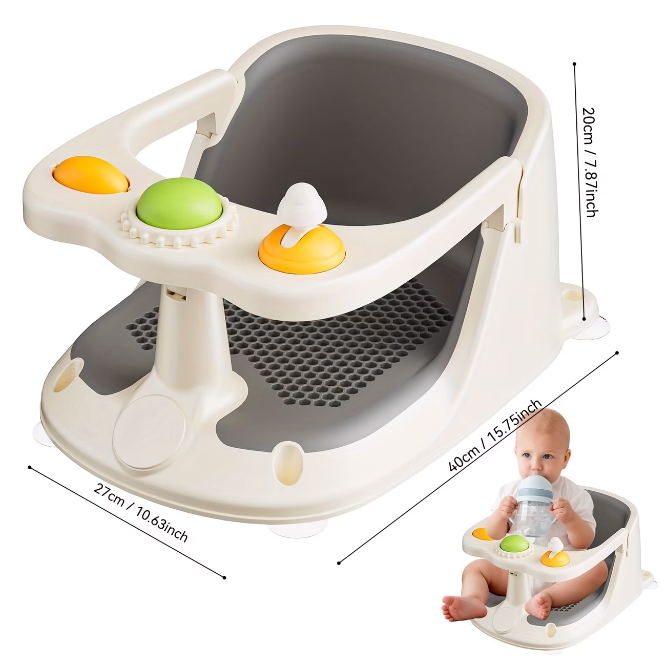 Non-Slip Stool for Baby Baths