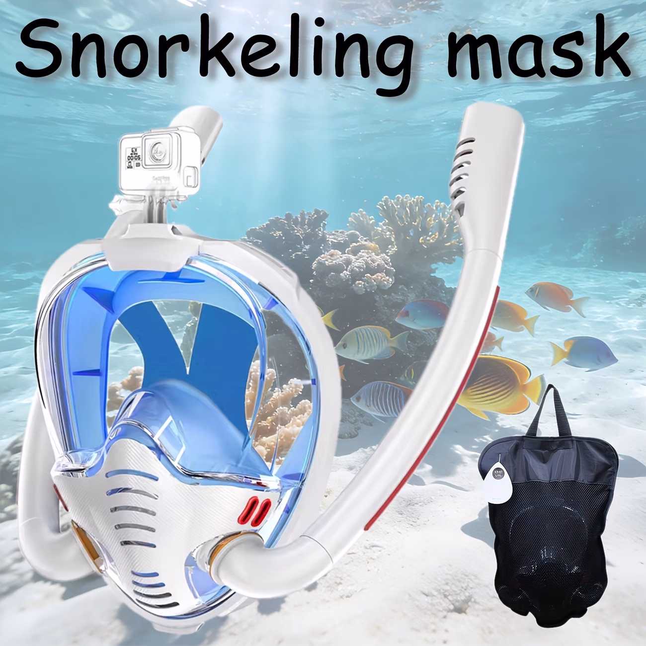 Full Face Snorkeling Mask | Adult Swimming Gear