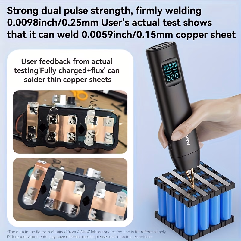 Portable Handheld Spot Welder with 90 Precision Adjustment Levels