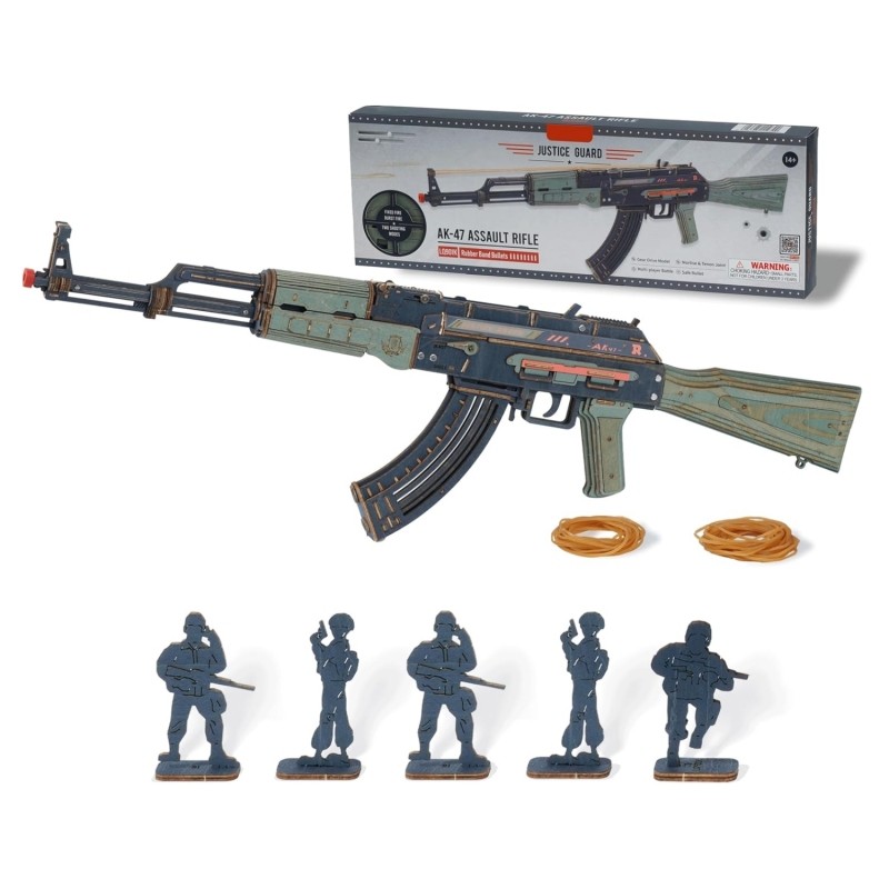ROKR AK47 Wooden Rifle Model Toy
