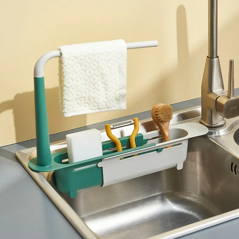 🎁Updated Telescopic Sink Storage Rack