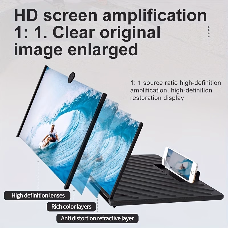 A 20-Inch Portable Phone Screen Amplifier for Cross-Border Use