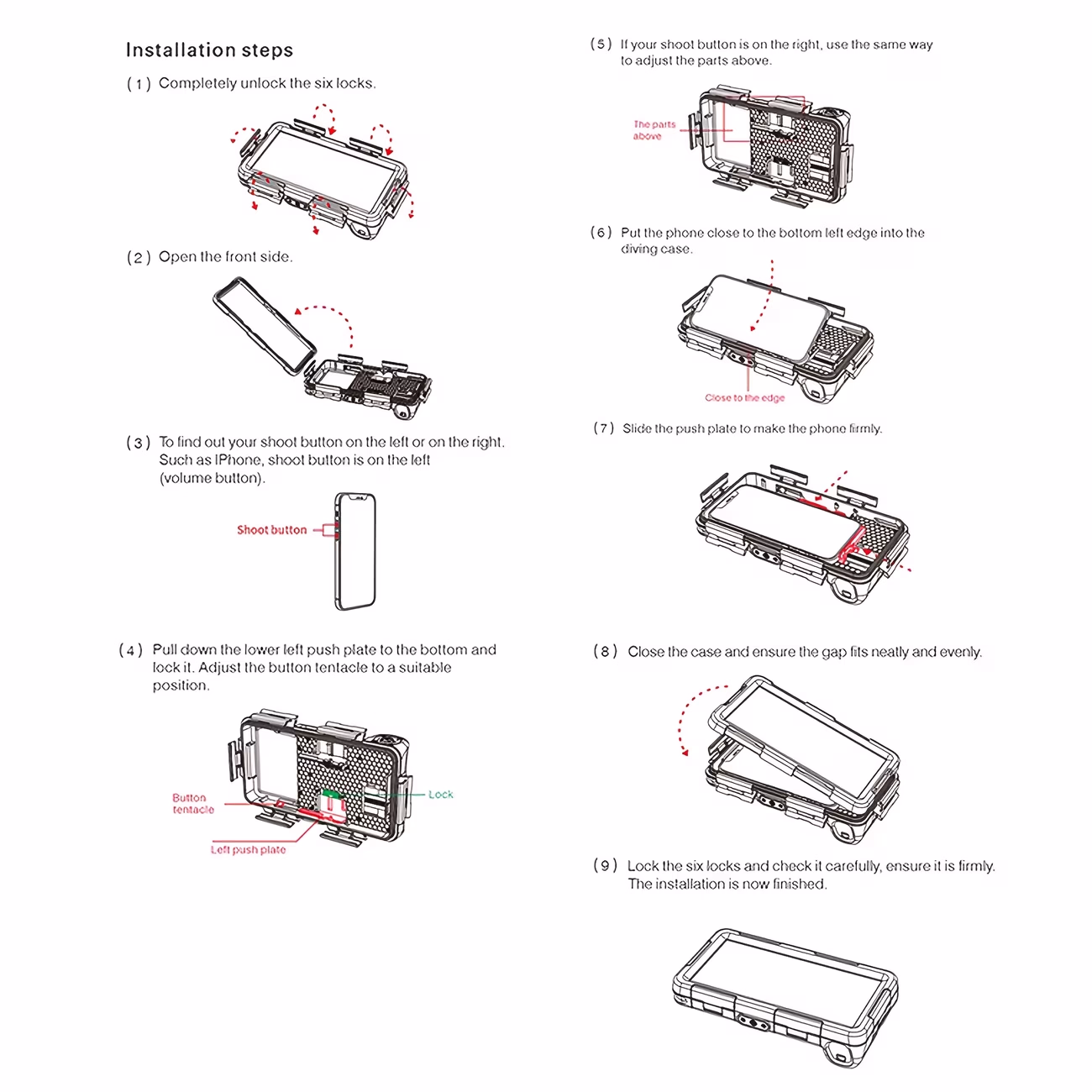 HOT Deal Multi-function Outdoor Sports Swimming Snorkeling Kayaking Underwater Photography