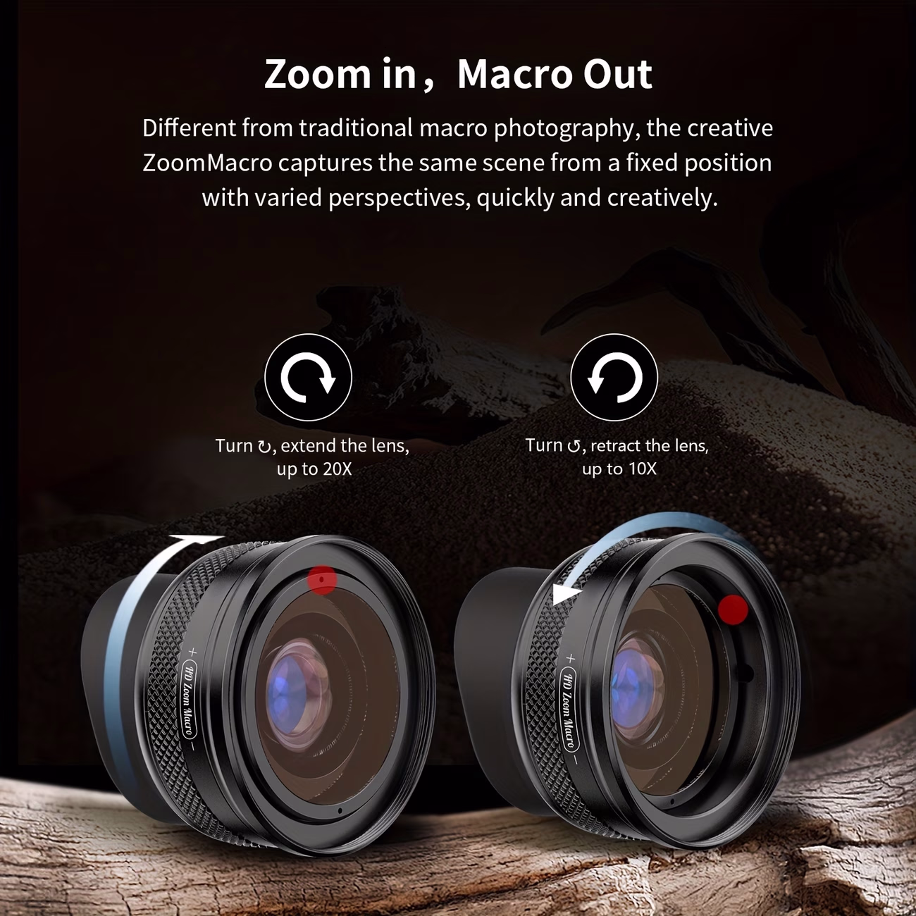 Apexel'S New Zoom Macro Lens Is a High-Definition Mobile Phone Accessory Designed for Macro Photography