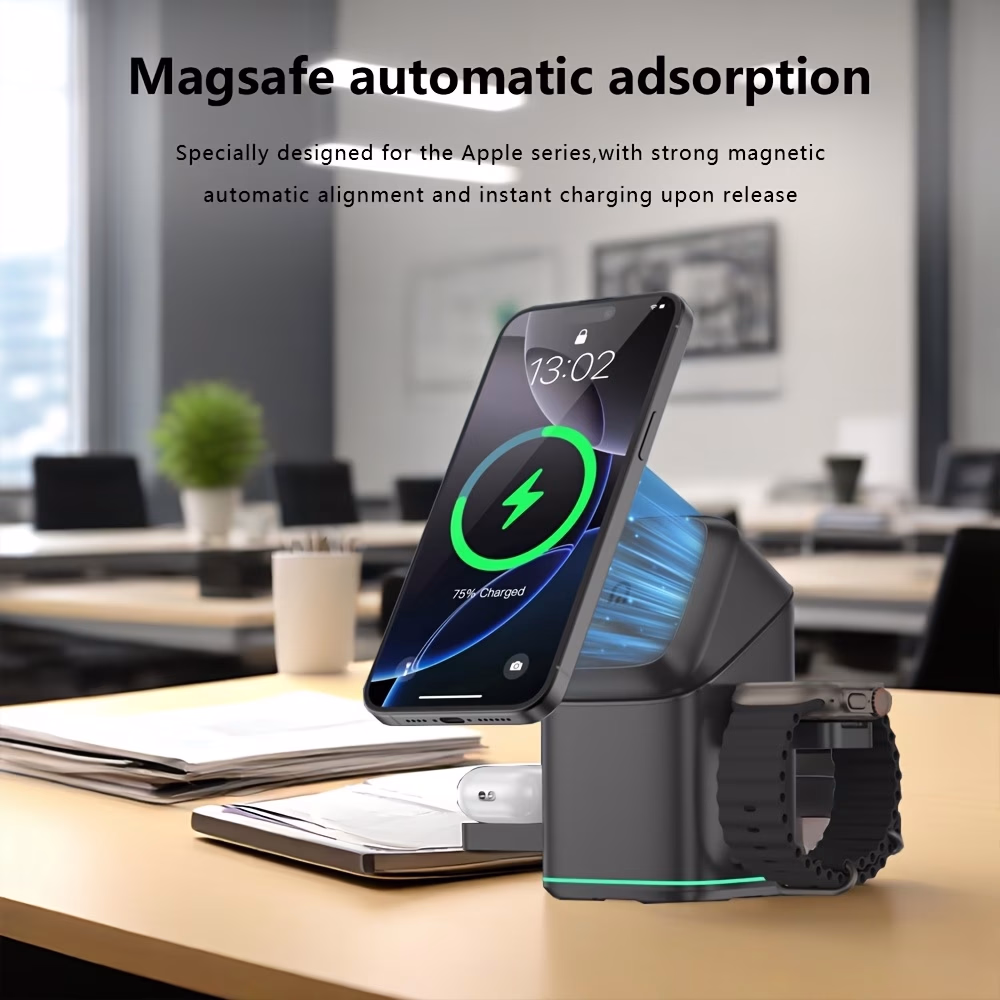 3-in-1 wireless charger wireless fast charging for mobile phones