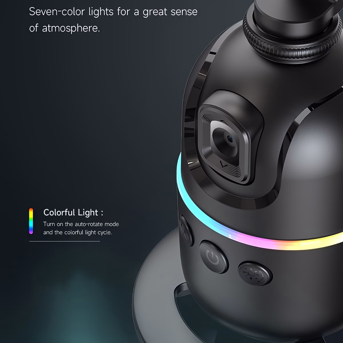 360-Degree AI Face Tracking Gimbal with Gesture Control