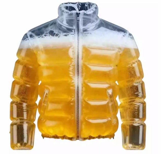 Beer-themed apparel: cycling, off-road, live streaming, funny, portable outerwear.