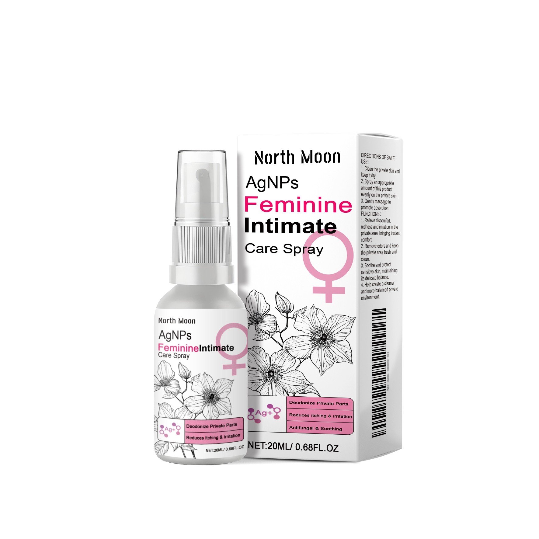 North Moon AgNPs Feminine Intimate Care Spray