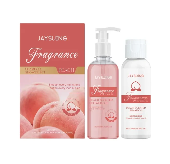 Fragrance Shampoo Shower Set Peach