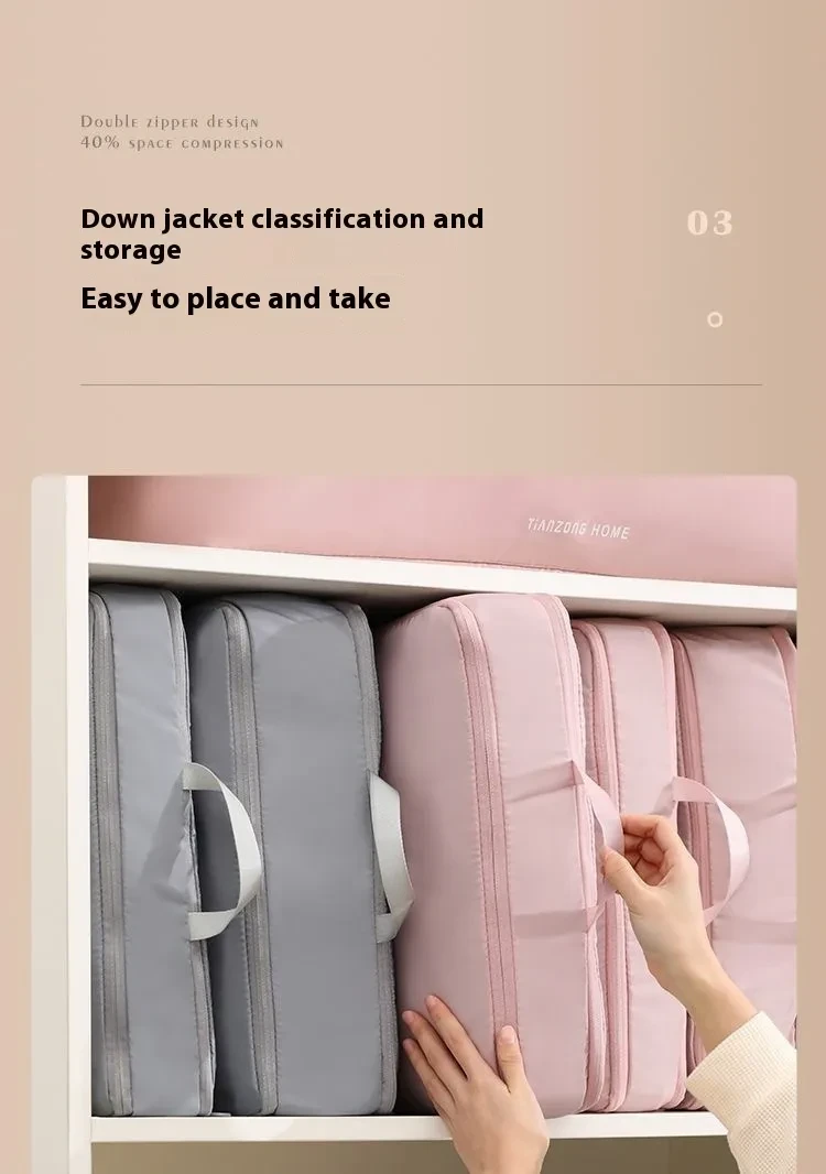 Ultra Space Saving Self Compression Organizer