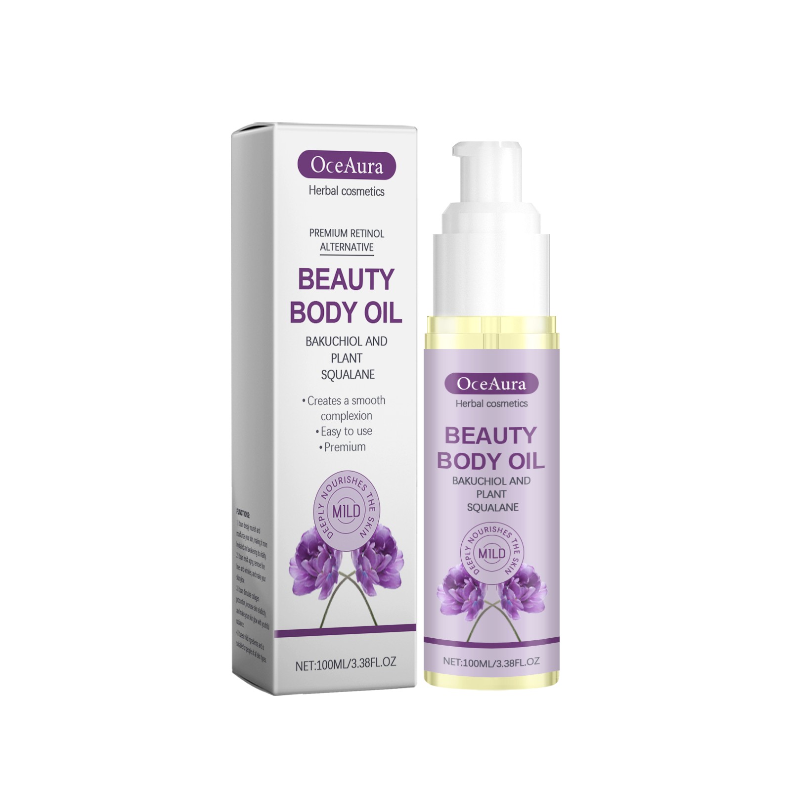 OceAura Beauty Body Oil – Smooth, Nourish, and Restore Your Skin