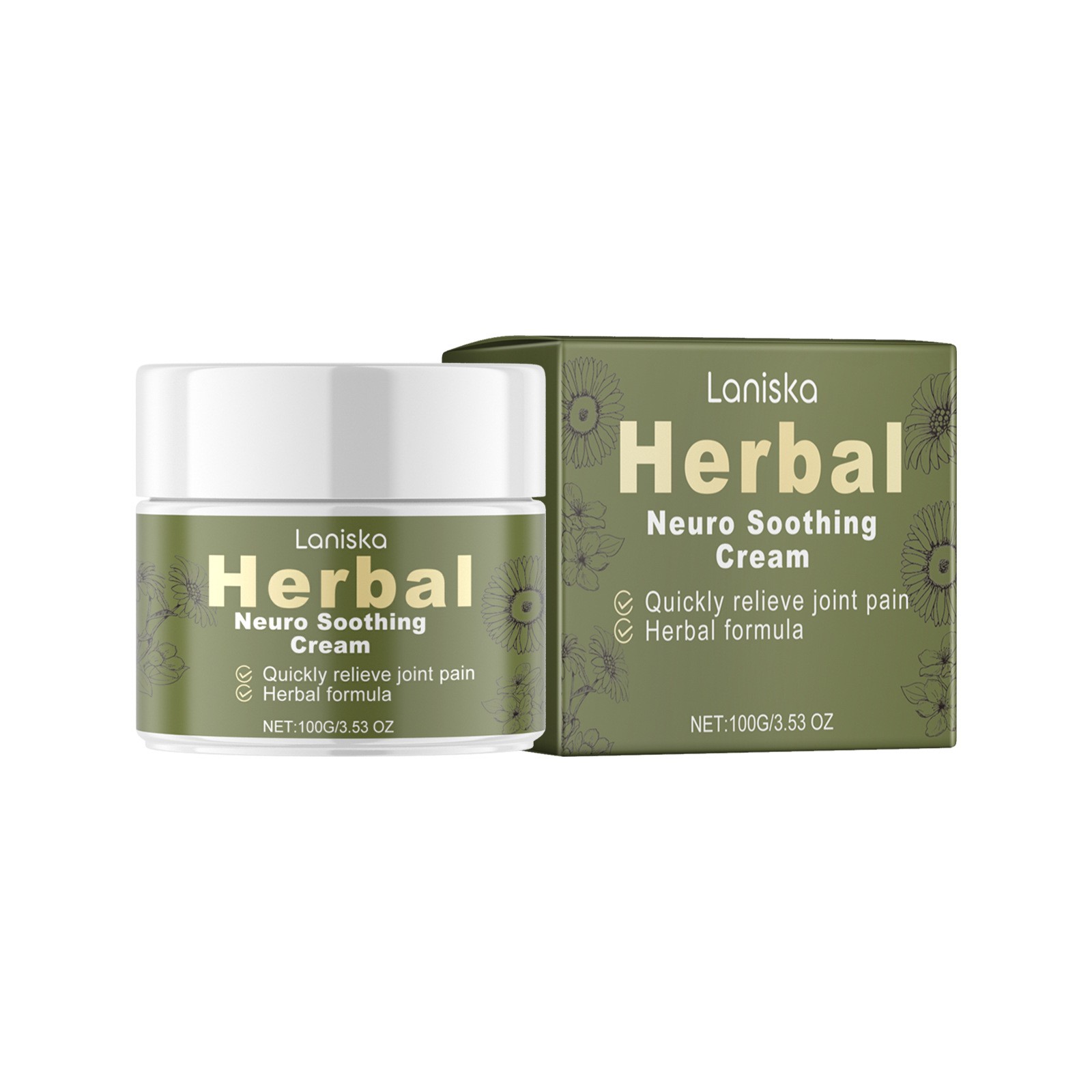 Laniska Herbal Neuro Soothing Cream