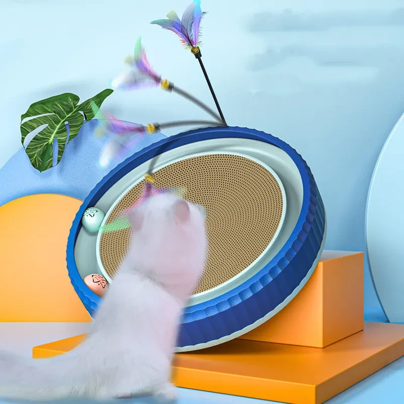 NEW Round Cat Scratching Board Wear-resistant Anti-scratch Claw Grinder