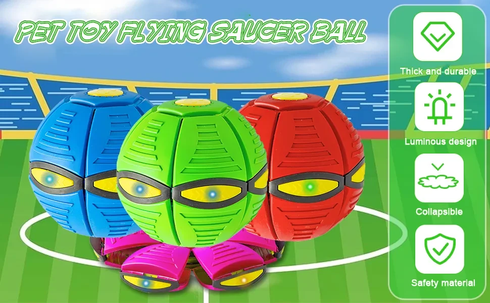 Flying Saucer Disc Dog Toy