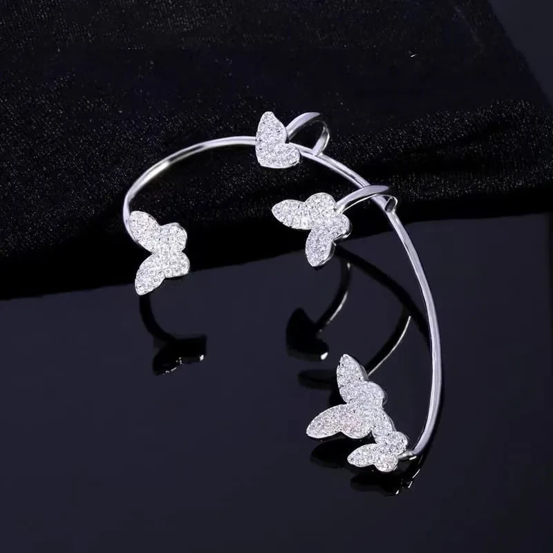 Butterfly Tassel Style Zircon Earrings
