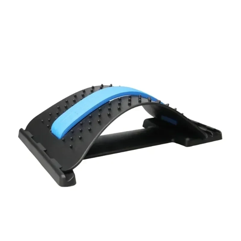 Multi-Level Adjustable Back Stretcher Massager for Lumbar & Cervical Spine Support and Pain Relief