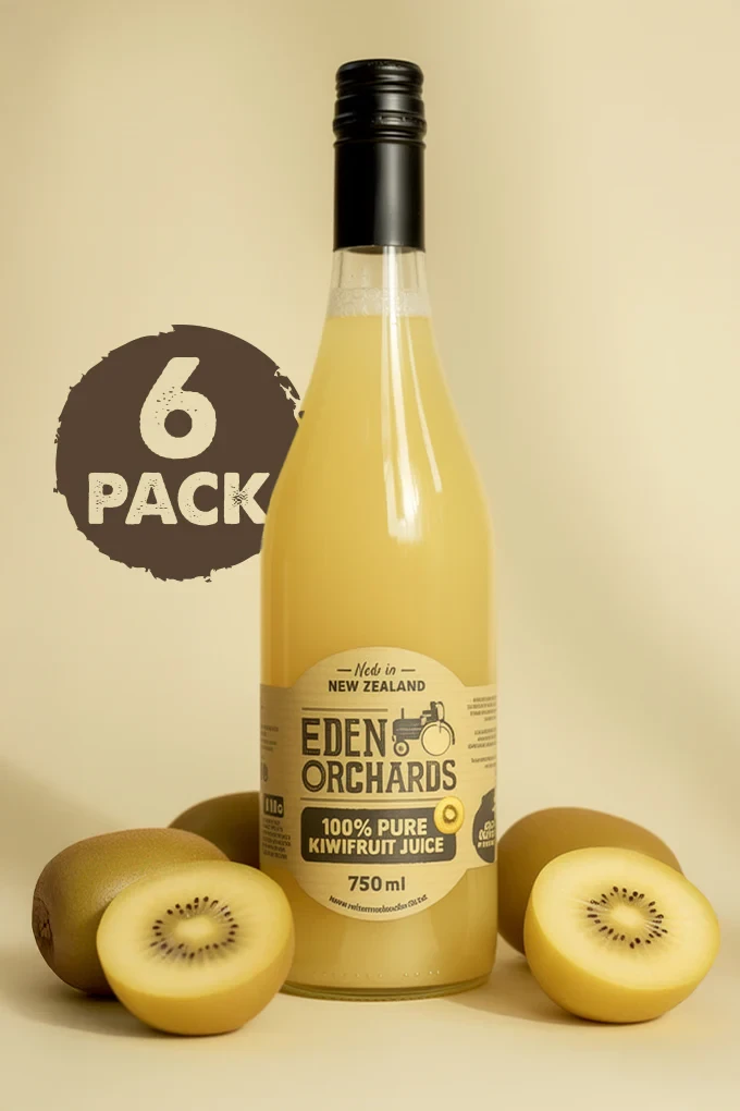 Pure Kiwifruit Juice - 6 x 750ml