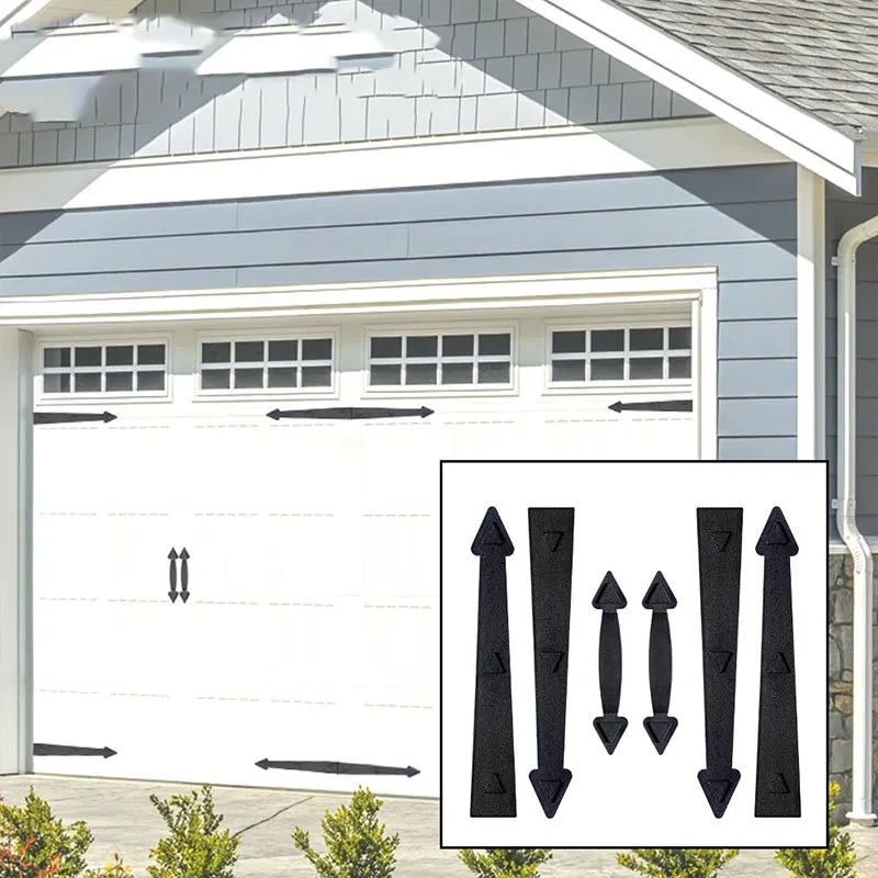 Complete Garage Accent Kit Hinges Handles Windows