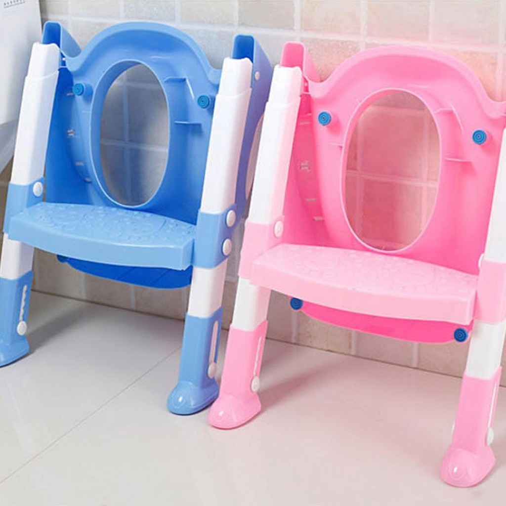 Toddler Toilet Training Seat with Step Stool & Handles
