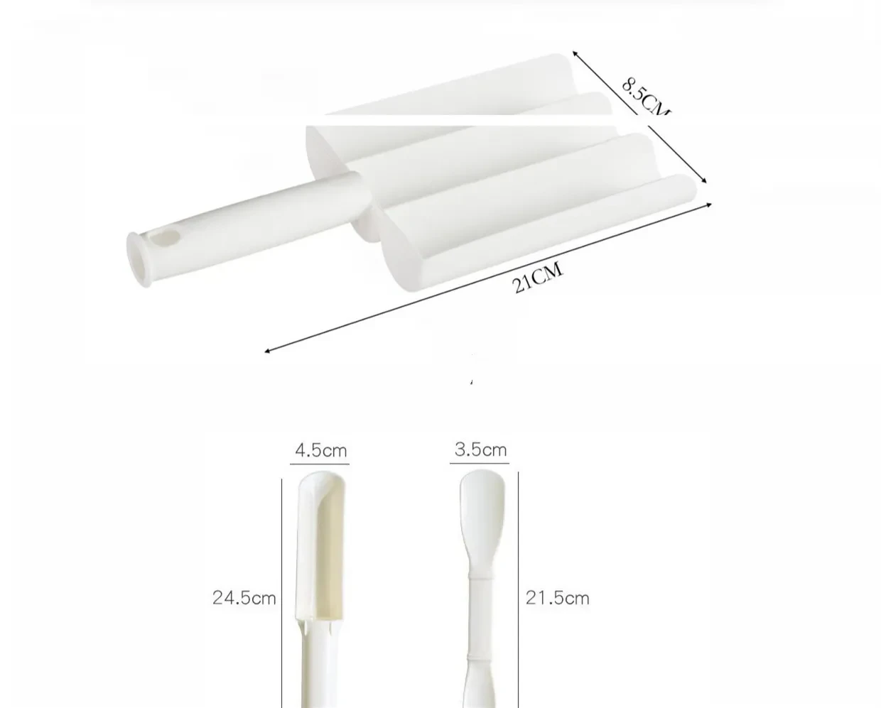 White Creative Kitchen Triple Meatball Maker