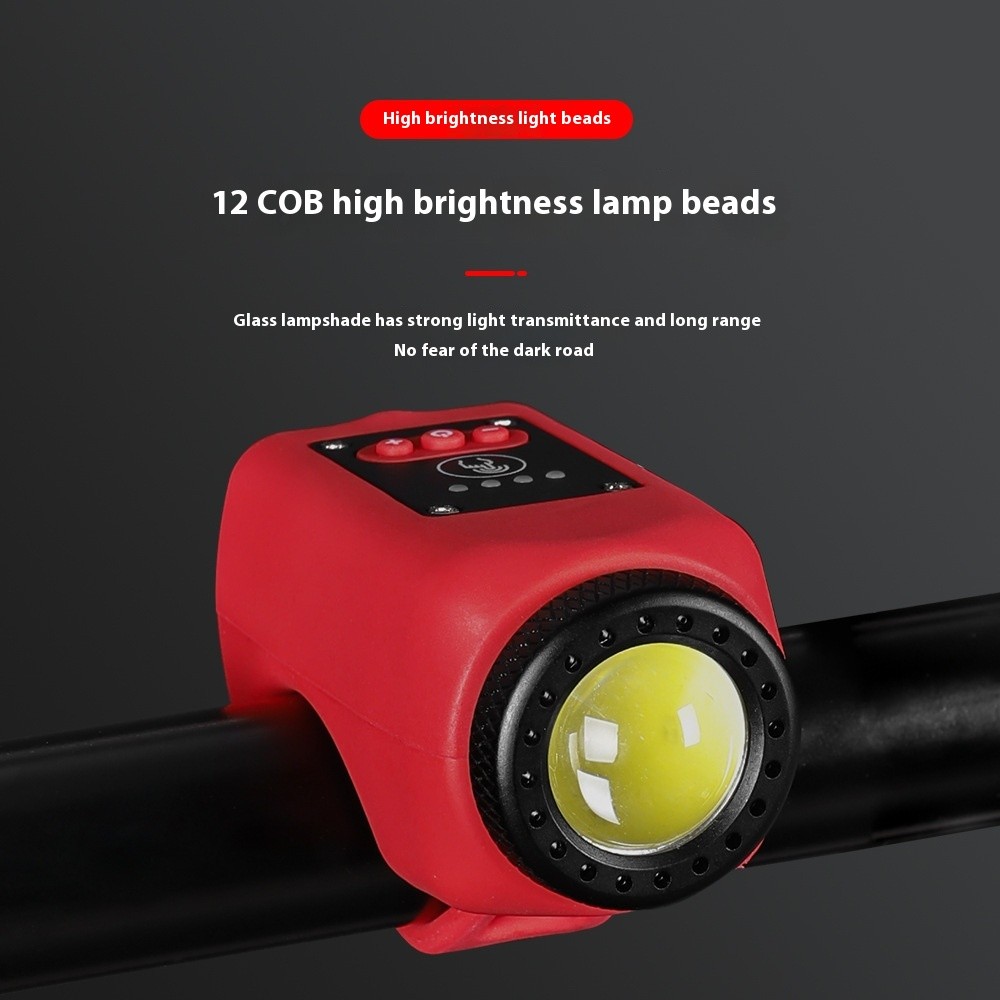 2-in-1 Mountain Bike Light And Horn