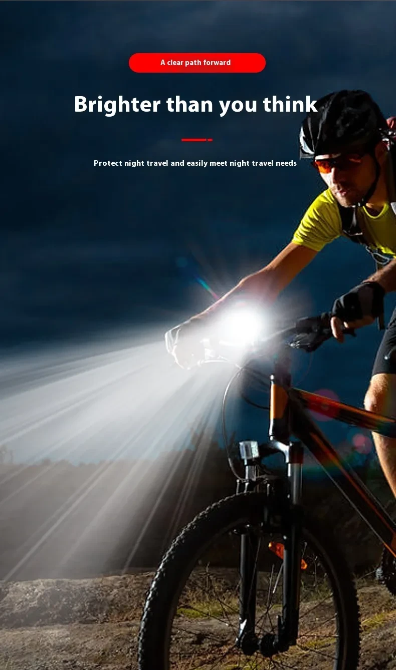 2-in-1 Mountain Bike Light And Horn