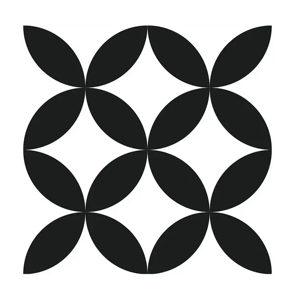 Black and White Floor Tile