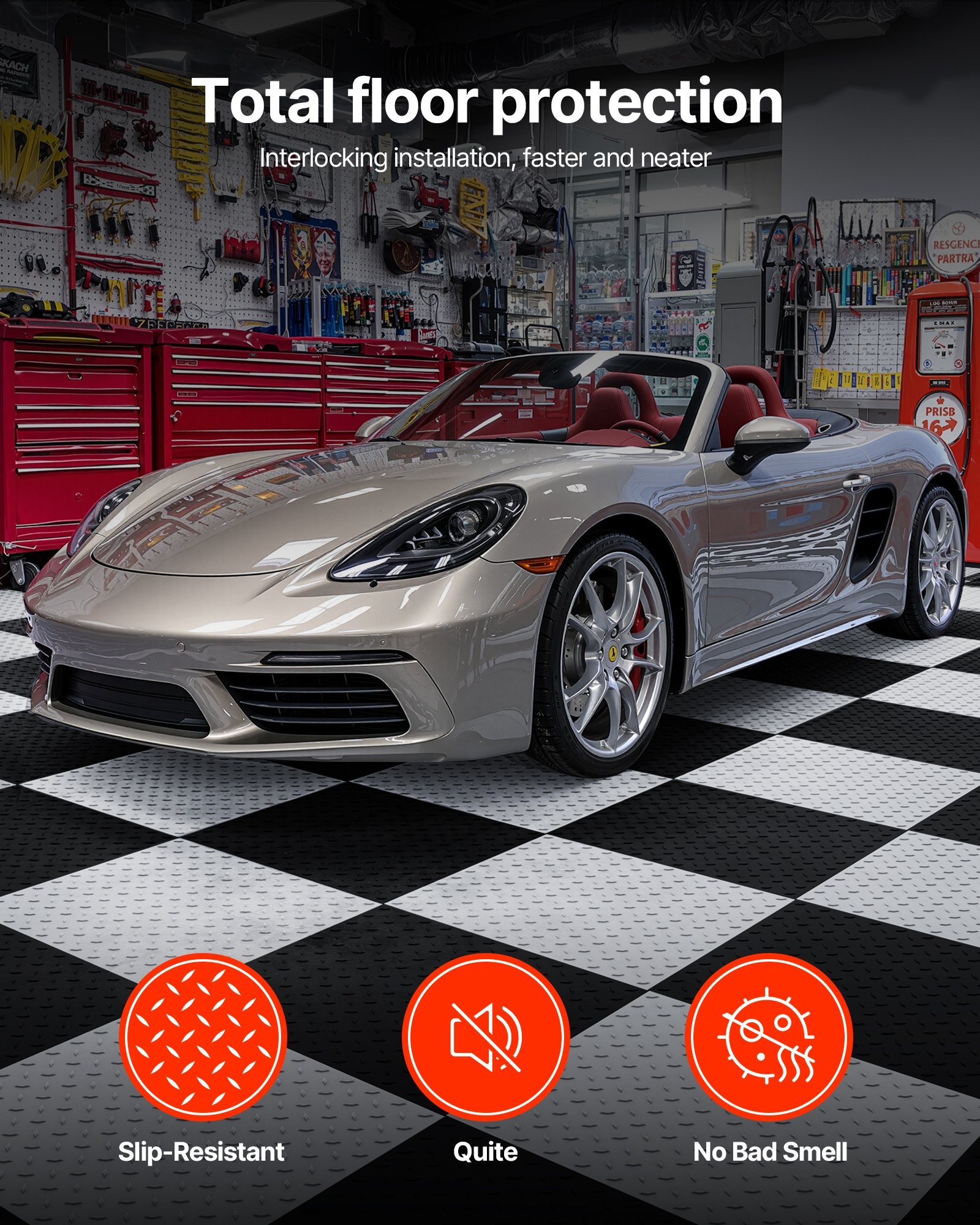 Interlocking Garage Floor Tile