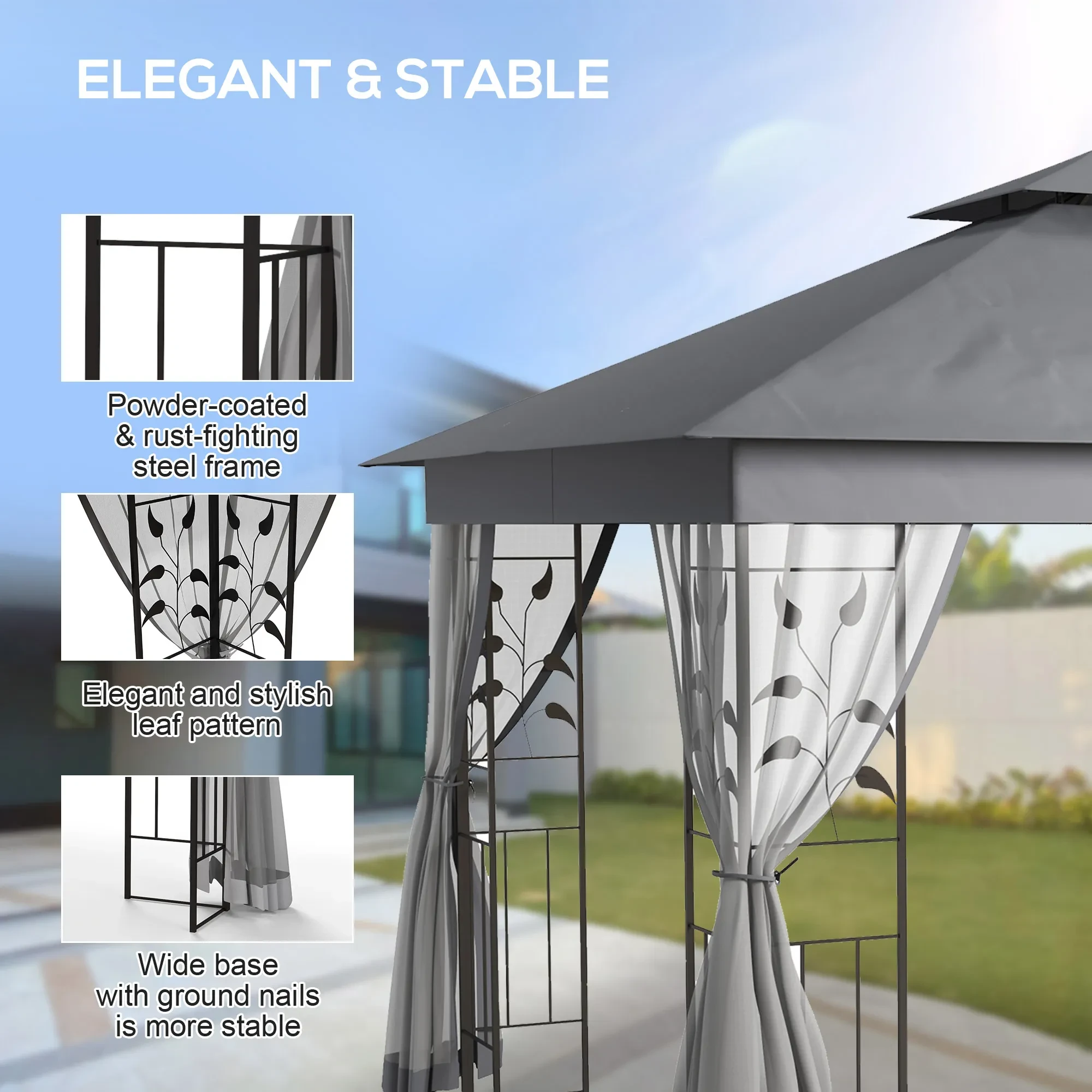 Gazebo Metal Roof