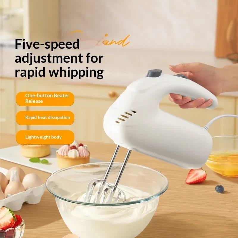 Double Whisk Hand Mixer