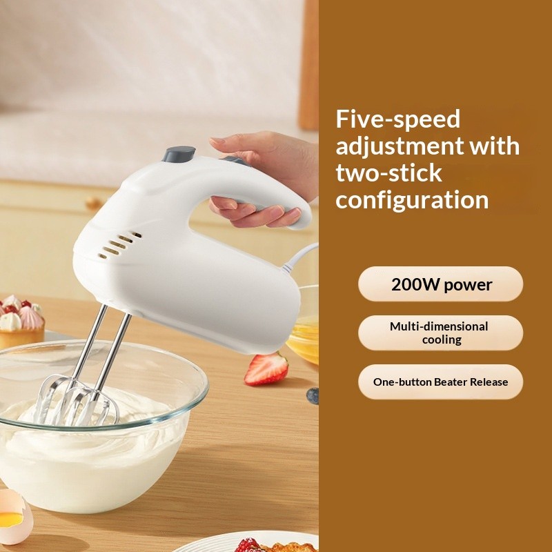 Double Whisk Hand Mixer