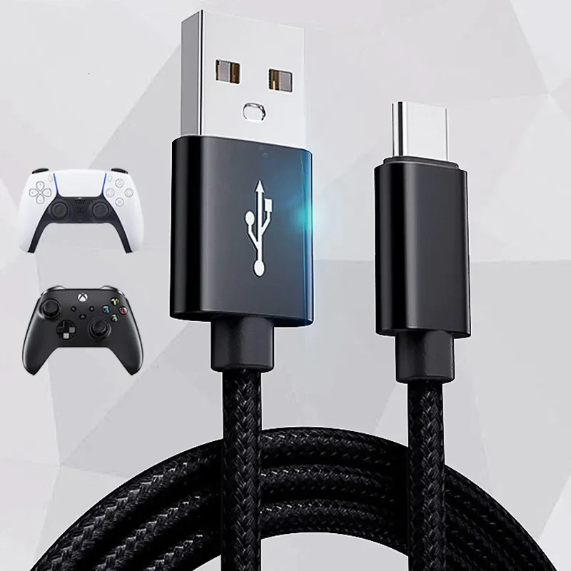 Nylon braided data charging cable