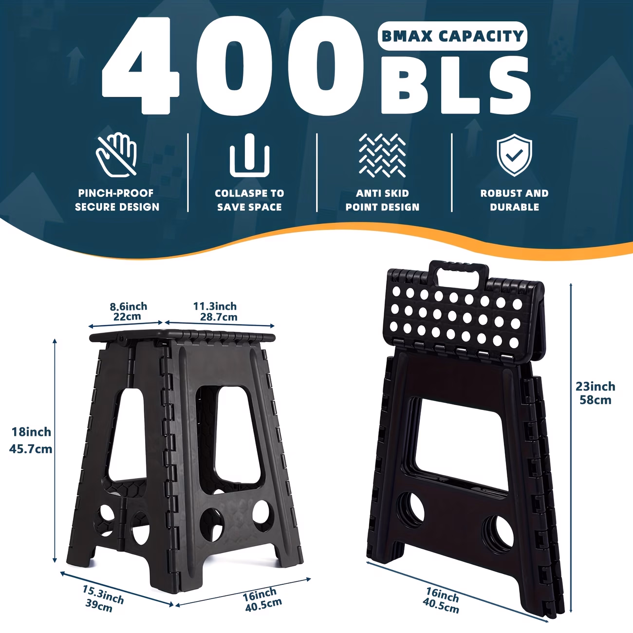 1pc Foldable Step Stool