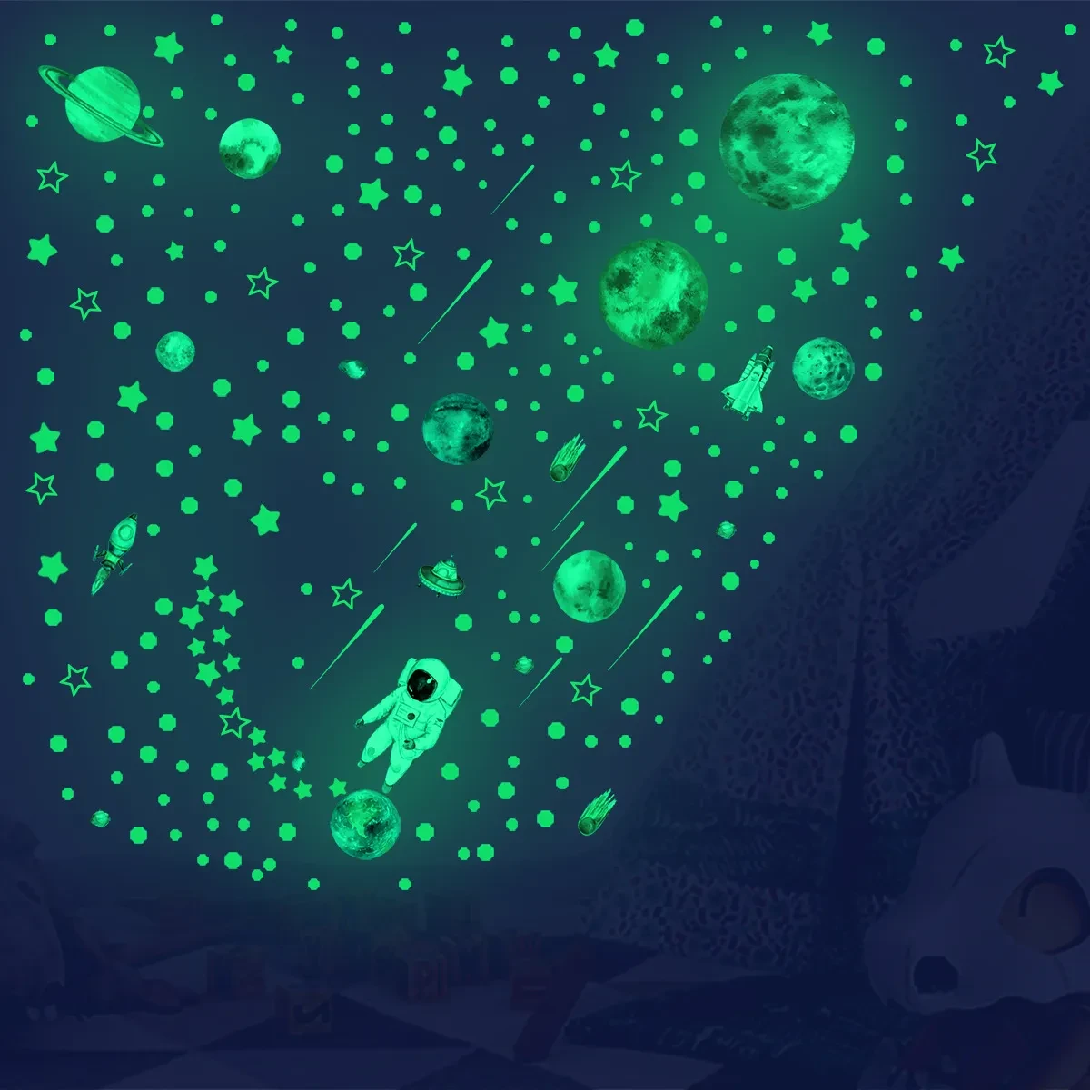 Bright Fluorescent Sticker