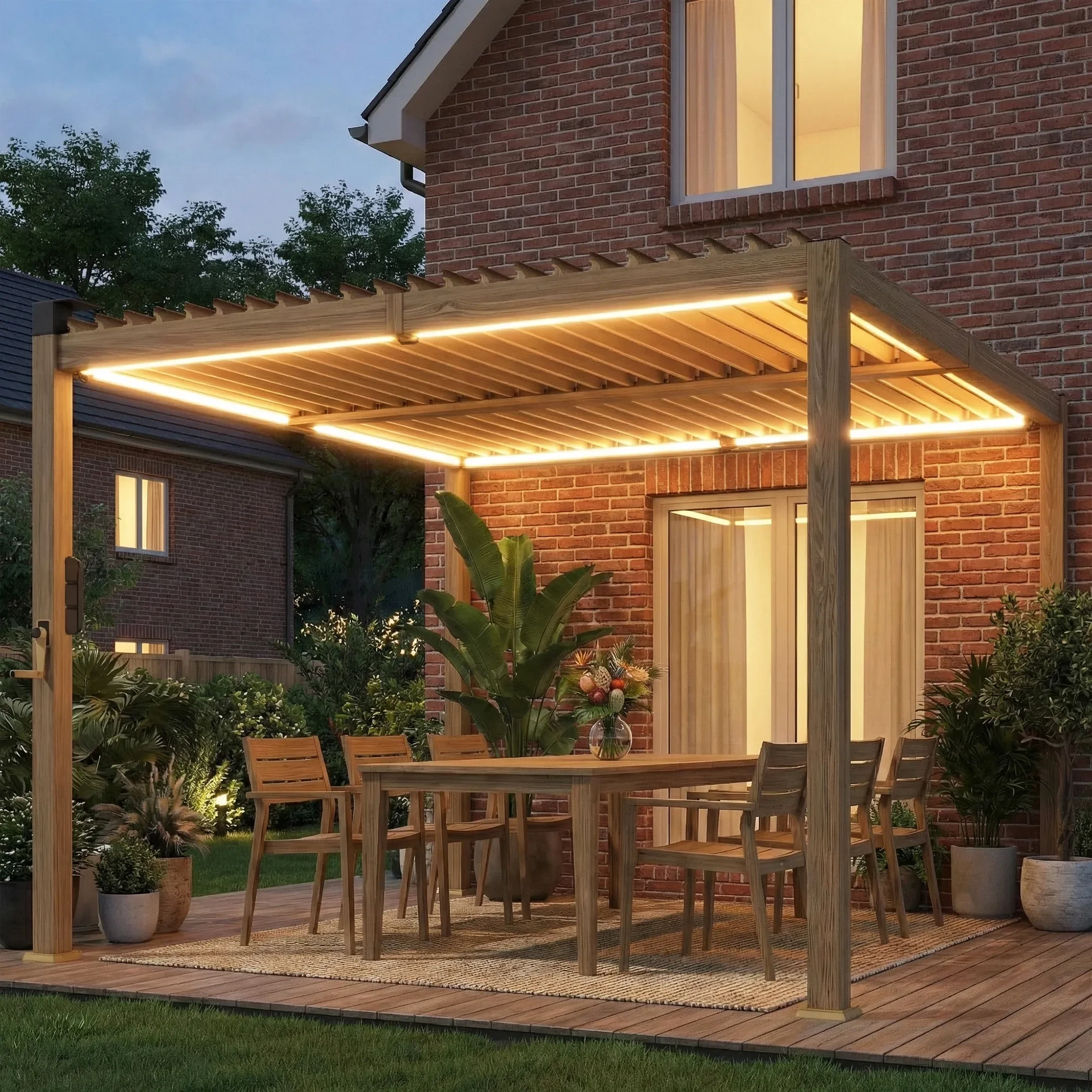 Louvered Pergola
