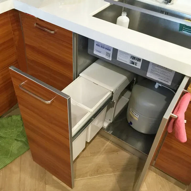 Pull Out Cabinet Trash Can