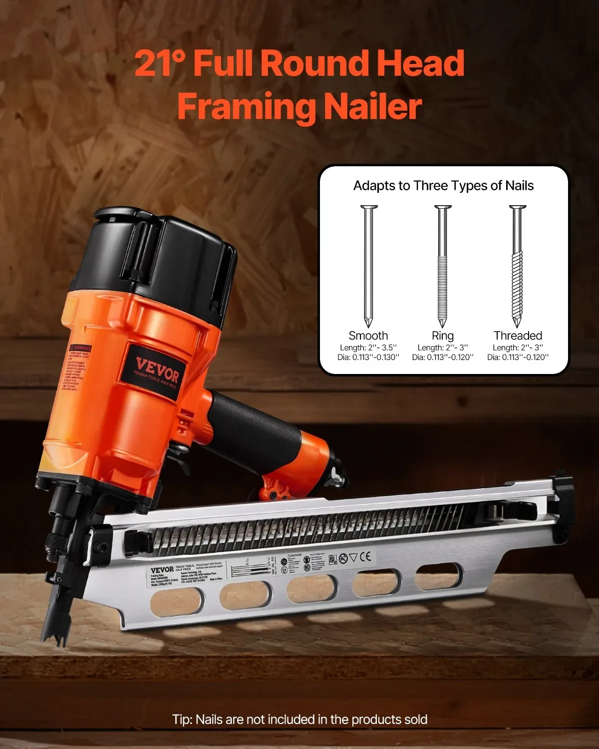 Pneumatic Brad Nailer
