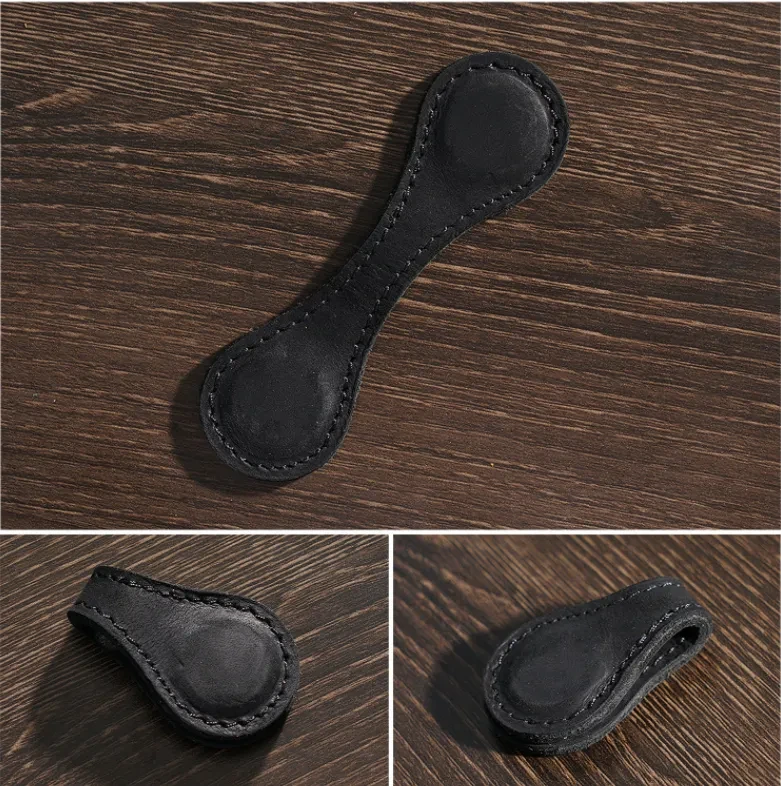 Personalized Magnetic Leather Bookmark